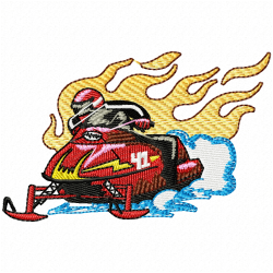 Ski Embroidery Design 3 Ski Embroidery Design 3